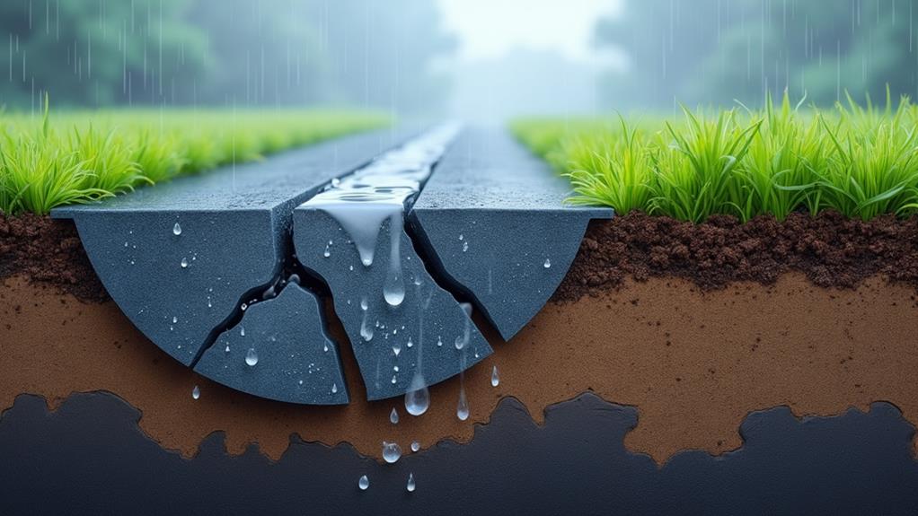 Water Riser Asphalt Does Water Seep Through Asphalt